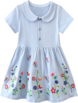 vestido niña jersey